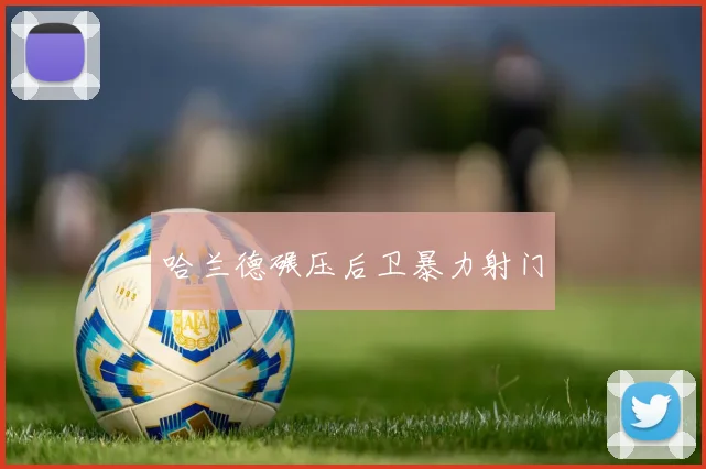 哈兰德碾压后卫暴力射门